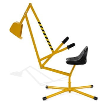 Northix Dječji metalni bager s rotacijom 360°