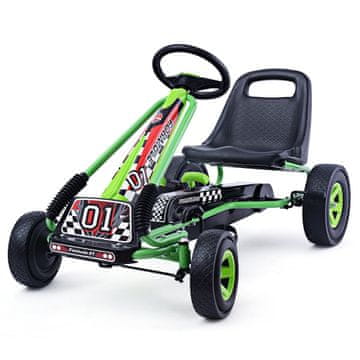 Northix Dječji gokart na pedale s podesivim sjedalom 98 cm