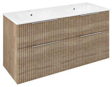 SAPHO CIRASA STRIP Zidna Umivaonička Komoda 118x64x46cm, Hrast Alabama