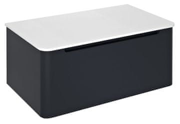 SAPHO KERALA Zidni Antracit Matni Ormarić 80x35x47,5cm s 1 Ladicom