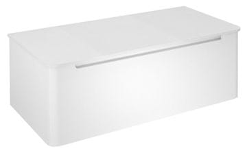 SAPHO KERALA Zidna Kupaonska Komoda 100 cm, Bijela Visoki Sjaj, 1 Ladica