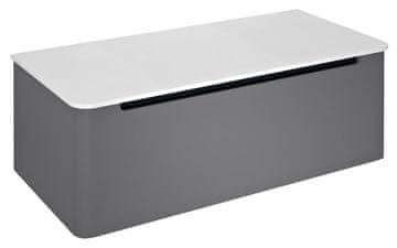 SAPHO KERALA viseća kupaonska ormarić 100 cm, 1 ladica, crna, MDF/laminat, tiho zatvaranje