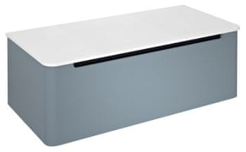 SAPHO KERALA Zidni Umyvadlo Ormar s Ladicom 100x35x47,5cm - Siena Mat Plava