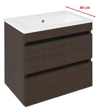 SAPHO Rustikalni Kupaonski Ormaric 58x54x39cm, Borovica