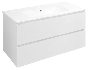 SAPHO Elegantna Bijela Umivaonička Komoda 99,8x52x46cm - Sjajna Površina