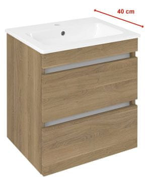 SAPHO EZARA Komoda za Umivaonik 48x54x39cm, Cuneo Hrast