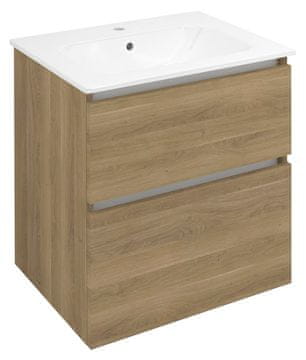 SAPHO EZARA Kupaonski Ormarić 59,2x64x46cm, Hrast Cuneo