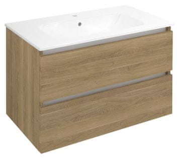 SAPHO EZARA kupaonski ormar umivaonik 79,8x52x46cm, hrast cuneo