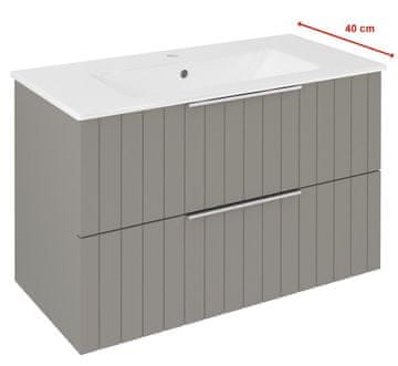 SAPHO Kupaonski ormarić CIRASA STRIP 78x54x39cm, agila