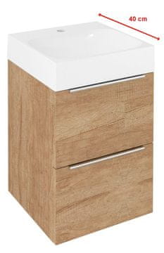 SAPHO EMONA Umivaoni Ormar 39,4x55x39cm, Dub Alabama