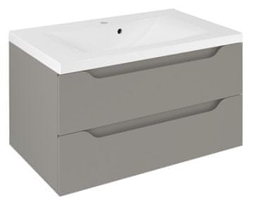 SAPHO WAVE kupaonski ormarić s umivaonikom 79,7x45x47,8 cm, agila