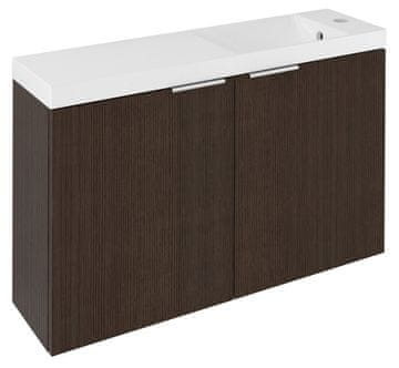 SAPHO Rustikalni Kupaonski Ormar 78,8x50x22 cm, Borovina