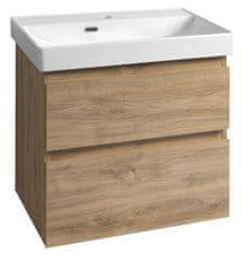 AQUALINE ALTAIR kupaonska ormarić s umivaonikom 61,5x60x37 cm, hrast emporio