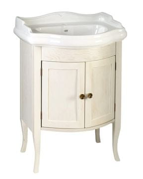 SAPHO Retro Kupaonski Ormarić 60x80x45cm, Starobiljna Boja