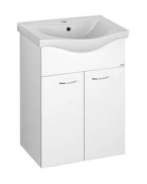 AQUALINE AQUALINE KERAMIA FRESH, Bijela Ormarica za Umyvadlo 51x74x34 cm