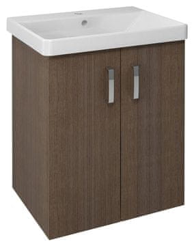 SAPHO Rustikalni Borovinski Zidni Ormar s Dvokrilnim Vrata 56,4x70x44,2 cm - THEIA