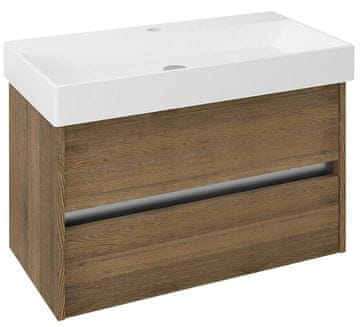 SAPHO NIRONA Zidni Umivaoni Ormar, 82x52x43 cm, Hrast Sherwood