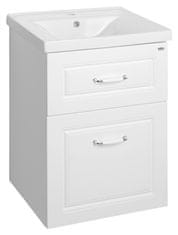 AQUALINE AQUALINE FAVOLO Kupaonski Ormarić 52x73x44cm, Bijela Mat, MDF/Lamino