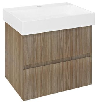 SAPHO FILENA Zidni Umivaoni Ormar, 57cm, Hrast, MDF/dyha, Tihi Zatvarač