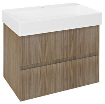 SAPHO FILENA Zidni Umivaonički Ormar, 67x51,5x43 cm, Prirodni Hrast