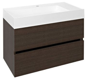 SAPHO ODETTA Zidna Umivaonička Kabinet 82cm Rustična Borovica