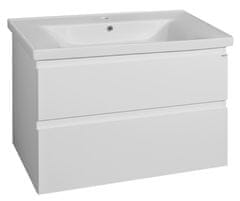 AQUALINE ALTAIR Zidni Kupaonski Ormarić 87x60x45cm, Bijeli MDF/Laminat