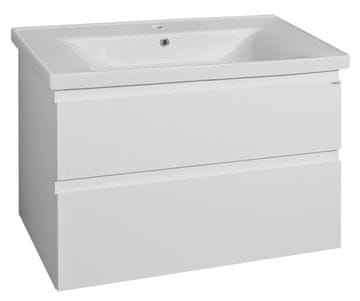 AQUALINE ALTAIR Zidni Kupaonski Ormarić 87x60x45cm, Bijeli MDF/Laminat