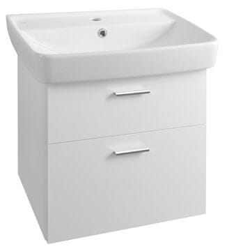 AQUALINE ZOJA Zidna Kupaonička Komoda s Ladicama 50x50x37 cm, Bijela