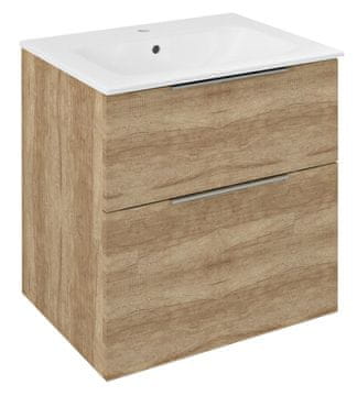 SAPHO CIRASA Zidni Ugradbeni Ormarić 59,2x64x46cm, Dub Alabama, MDF/Lamino