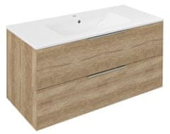 SAPHO CIRASA Zidno Viseća Kupaonska Komoda 100x52x46cm, Hrast Alabama