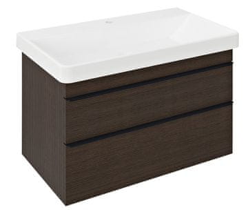 SAPHO SITIA Zidna Ormarica 75,6x50x44,2 cm s 2 Ladice u Rustikalnom Borovinom