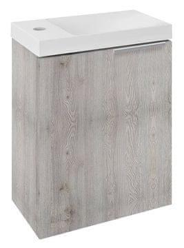 SAPHO SAPHO LATUS Zidna Kupaonska Ormarića 39,4x50x22cm, Hrast Mocca