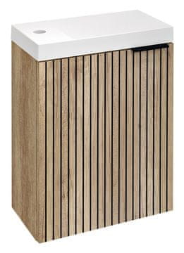 SAPHO SAPHO LATUS umivaonička ormarić 39,4x50x22cm, hrast Alabama strip