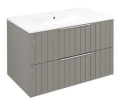 SAPHO CIRASA STRIP Zidna Kupaonska Viseća Ormar sa Ladicama 80cm, Agila