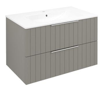 SAPHO CIRASA STRIP Zidna Kupaonska Viseća Ormar sa Ladicama 80cm, Agila