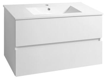 AQUALINE PANEDA viseća kupaonska ormarić 99,5x55x45,2 cm, bijela