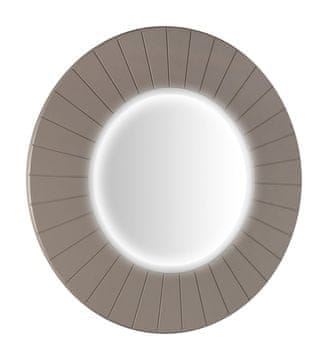 SAPHO Kružno ogledalo LUMIRO STRIP s LED osvjetljenjem ø 75cm, agila