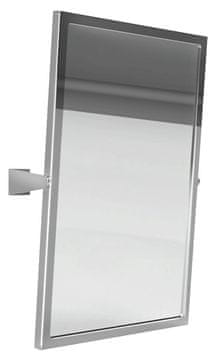 SAPHO Podesivo Kupaonsko Ogledalo od Nehrđajućeg Čelika 40x60 cm - Chrom Završna Obrada