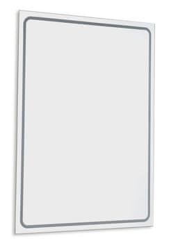 SAPHO GEMINI ogledalo s LED osvjetljenjem, 50x70 cm, pravokutno, IP44, dnevna bijela 4000K