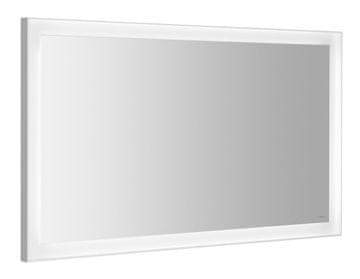 SAPHO FLUT Led Ogledalo Sa Pozadinskim Osvjetljenjem 120x70cm, Bijeli Okvir