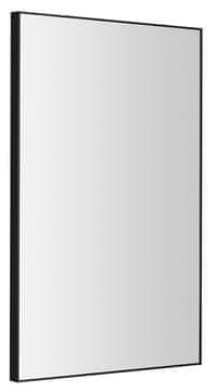 SAPHO Zrcalo AROWANA s aluminijskim okvirom, mat crna, 50x80 cm