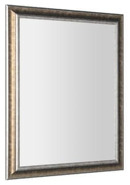 SAPHO AMBIENTE Ogledalo u Drvenom Okviru, Brončana Patina, 72x92cm