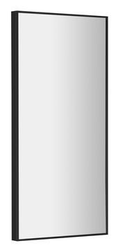 SAPHO AROWANA Pravokutno Ogledalo, 35x90cm, Crni Mat Okvir