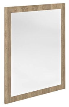 SAPHO Zrcalo s okvirom NIROX 60x80cm, Texas hrast MDF/lamino