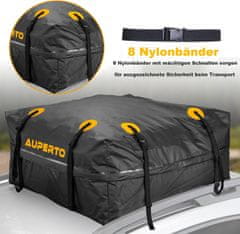 Nikcorp Krovna torba sklopiva 425 l, mekana krovna kutija, vodootporna, dimenzije 95x95x46 cm, za osobne automobile i SUV vozila, crna