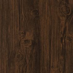 Nikcorp Samoljepljiva folija za namještaj, zidove i radne ploče 40x300 cm, tamno drvo, vodootporna PVC dekorativna folija za obnavljanje