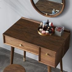 Nikcorp Samoljepljiva folija za namještaj, zidove i radne ploče 40x300 cm, tamno drvo, vodootporna PVC dekorativna folija za obnavljanje