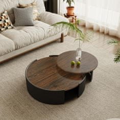 Nikcorp Samoljepljiva folija za namještaj, zidove i radne ploče 40x300 cm, tamno drvo, vodootporna PVC dekorativna folija za obnavljanje