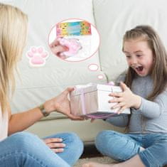 Nikcorp Antistresne igračke Squishy mačje šape, set 2 komada, mekane senzorne igračke za opuštanje i dekompresiju, Taba Squishy od PVC-a