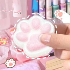 Nikcorp Antistresne igračke Squishy mačje šape, set 2 komada, mekane senzorne igračke za opuštanje i dekompresiju, Taba Squishy od PVC-a